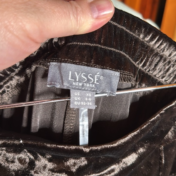 Lysse Shay Crushed Velvet Suit Pant Gray Ash Size XS - Picture 15 of 16